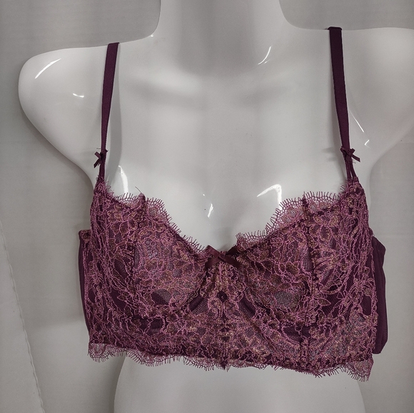 Victoria's Secret Lace Bralette in Deep Purple - Picture 1 of 7